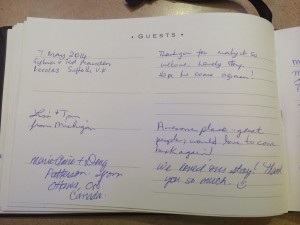 Frisco Colorado Hotels Guest Book