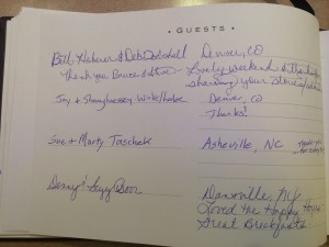 Frisco Colorado Hotels Guest Book